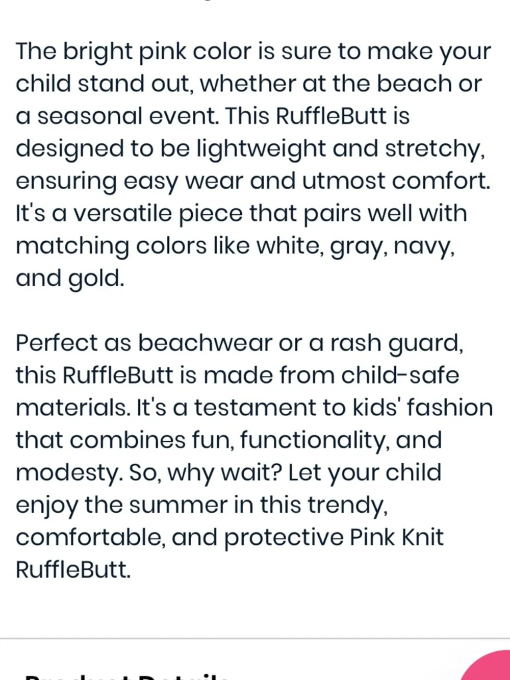 Ruffle Butts Light Pink Ruffle Diaper Cover